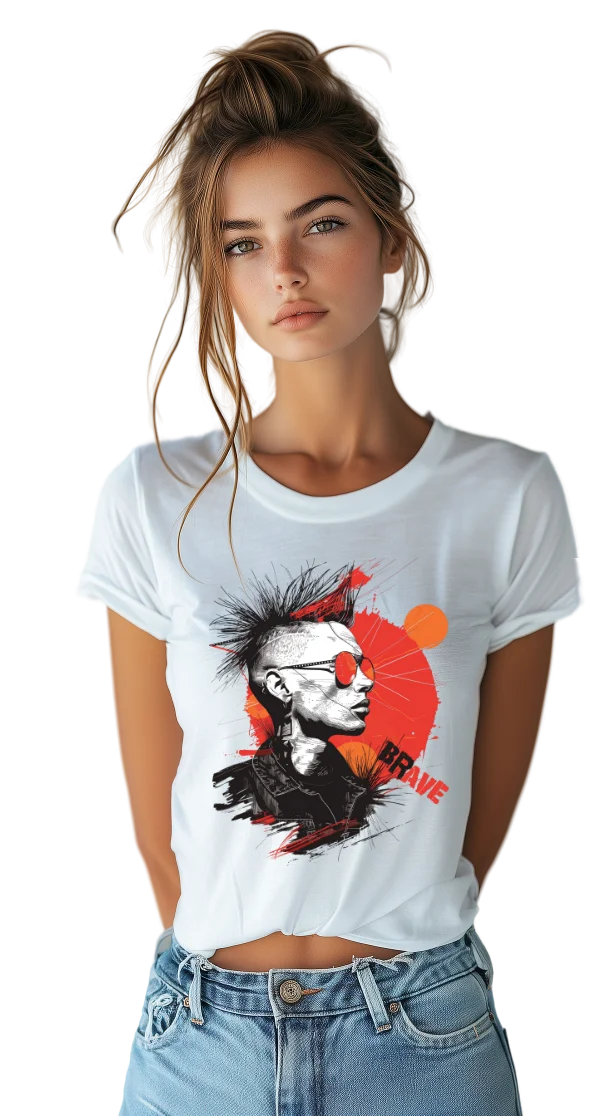 Tricou personalizat din bumbac - Brave