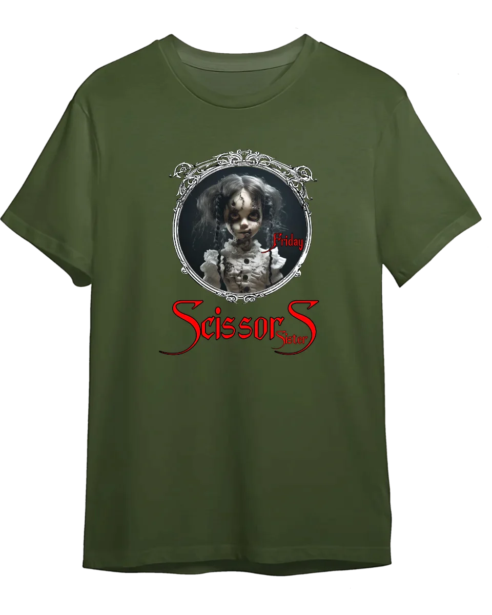 Tricou personalizat din bumbac - unisex - Scissors Sisters Friday