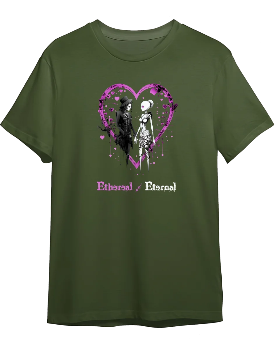 Tricou personalizat din bumbac - unisex - Love Story 3