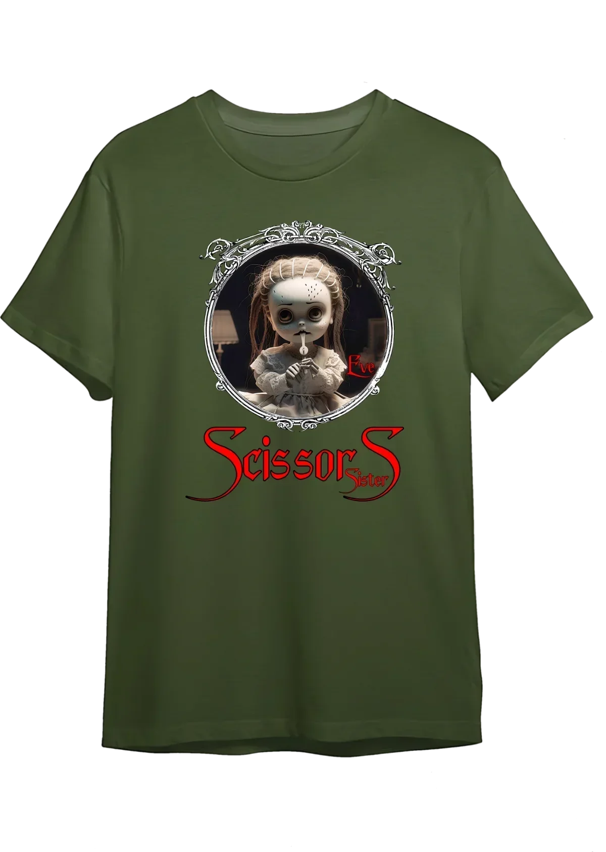 Tricou personalizat din bumbac - unisex - Scissors Sisters Eve