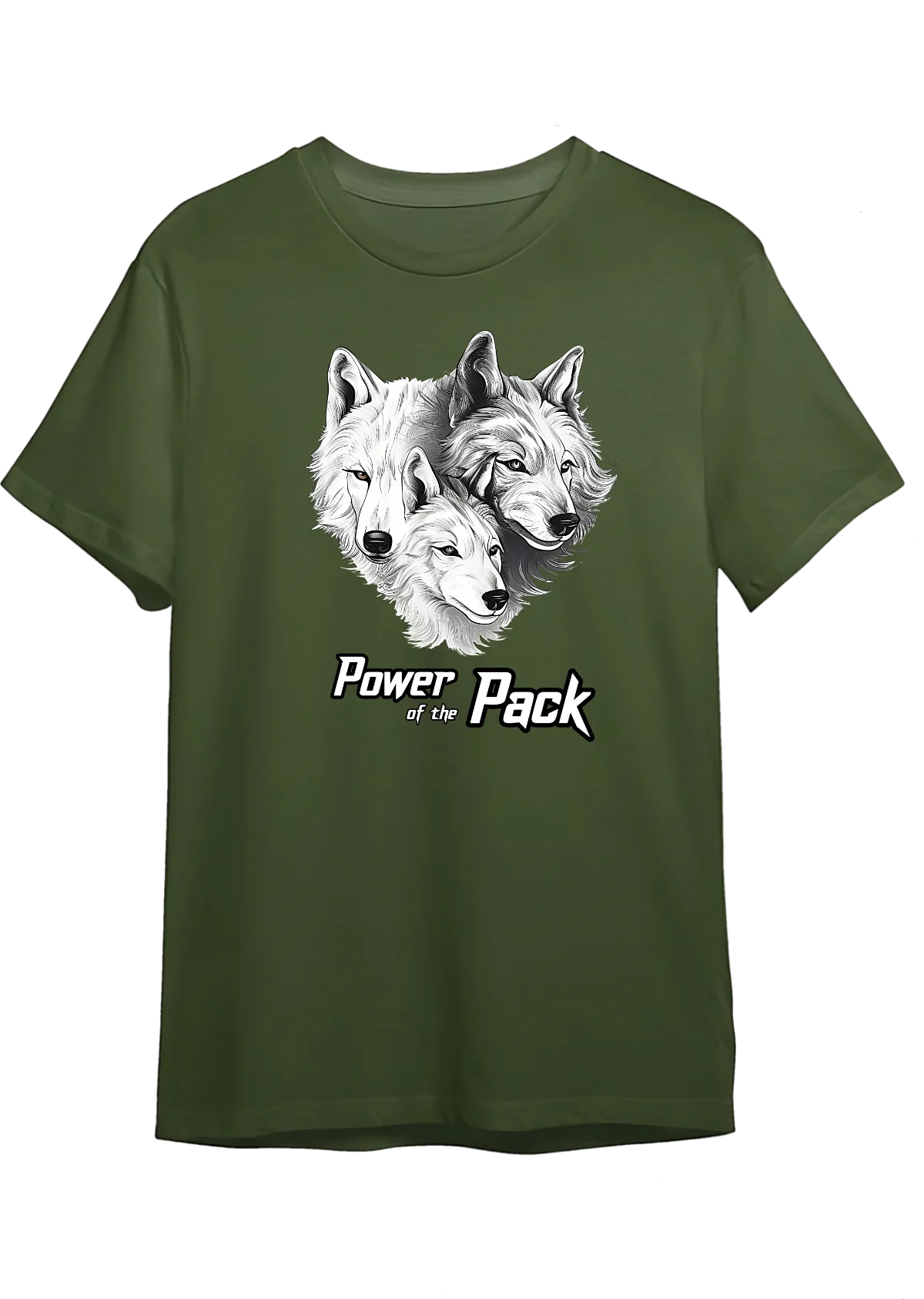 Tricou personalizat din bumbac - unisex - Power of The Pack