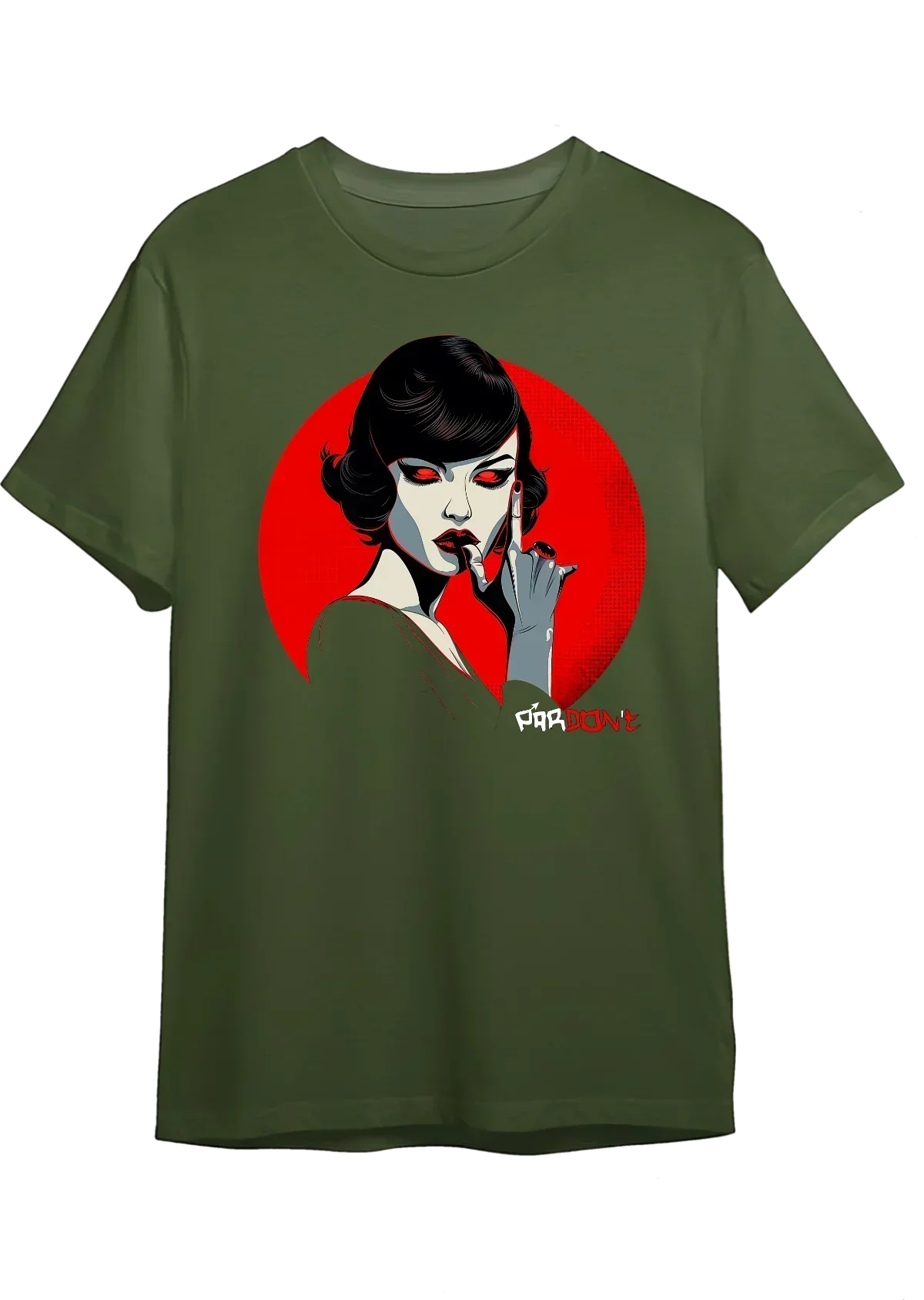 Tricou personalizat din bumbac - unisex - Red Moon