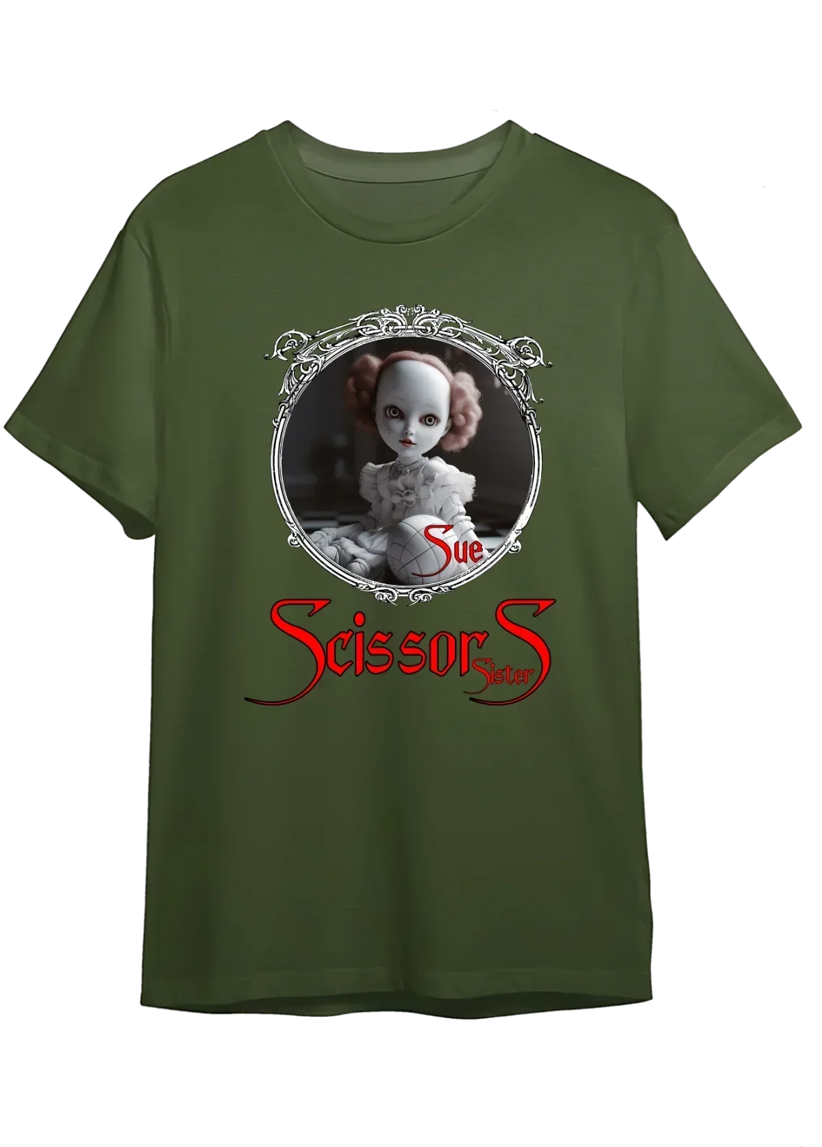 Tricou personalizat din bumbac - unisex - Scissors Sisters Sue