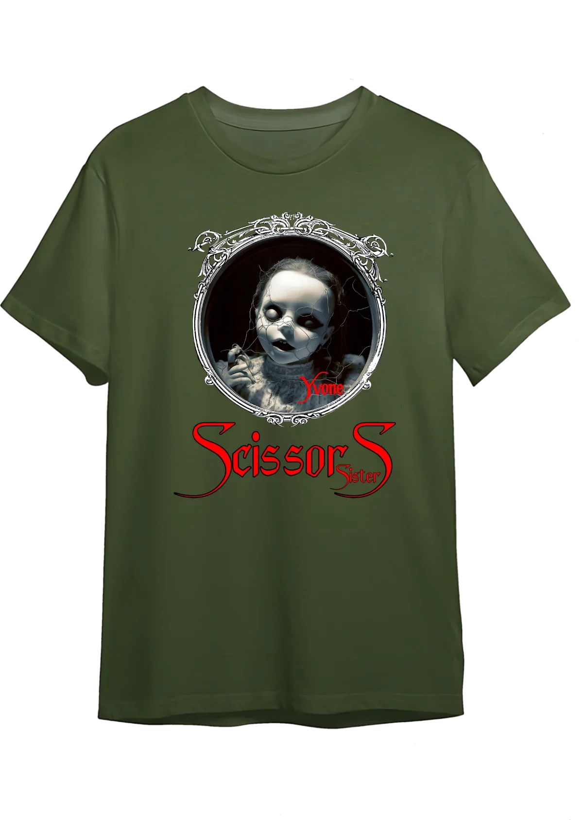 Tricou personalizat din bumbac - unisex - Scissors Sisters Yvone