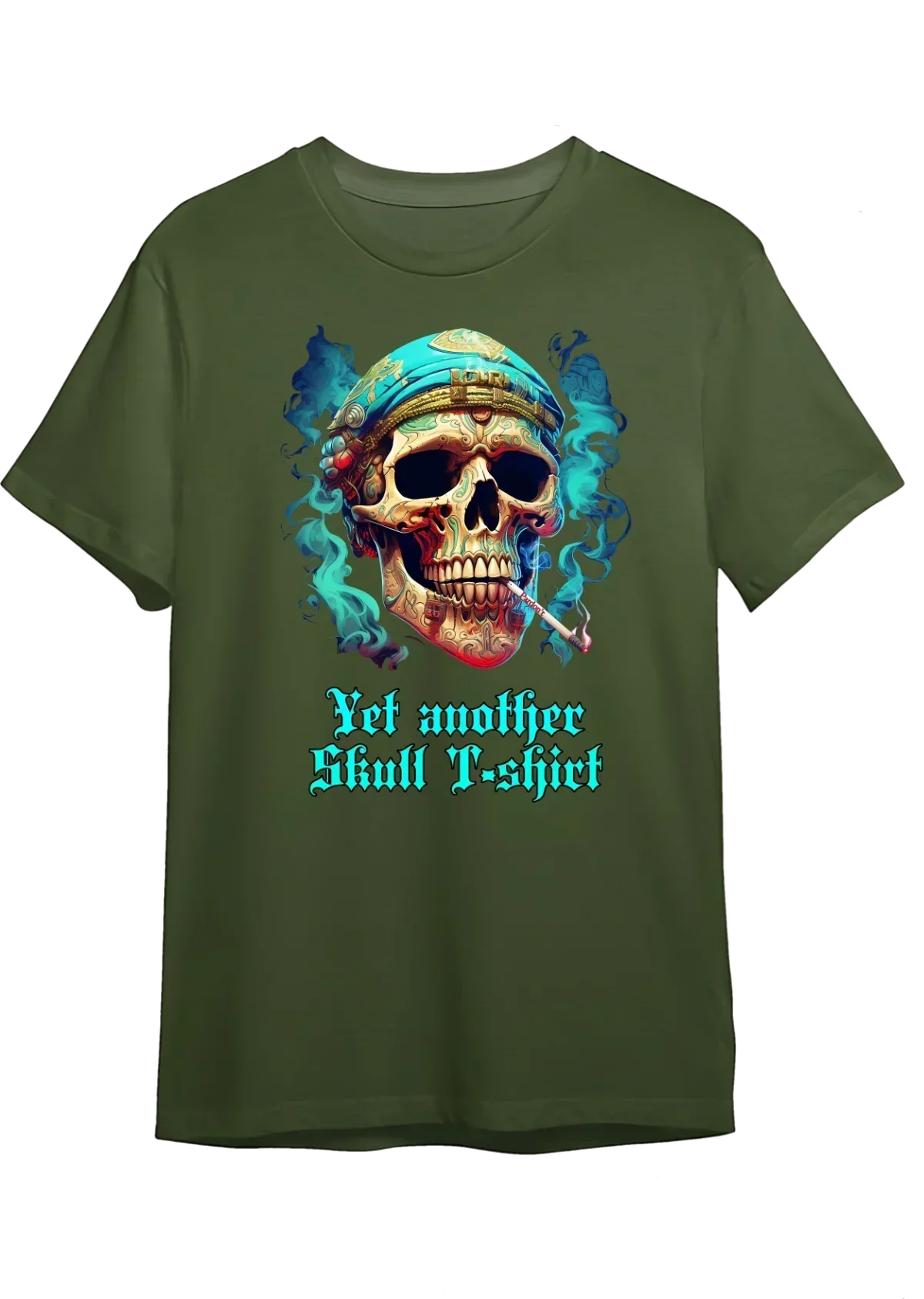 Tricou personalizat din bumbac - unisex - Yet Another Skull