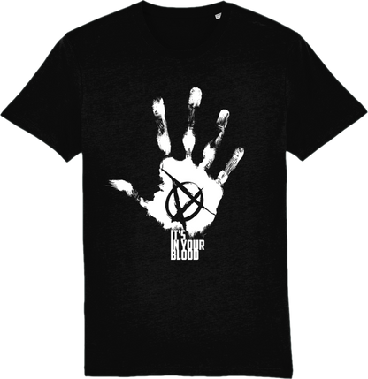 Tricou din bumbac organic, cu imprimeu - Anarchy