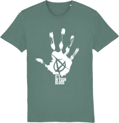Tricou din bumbac organic, cu imprimeu - Anarchy