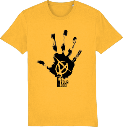 Tricou din bumbac organic, cu imprimeu - Anarchy