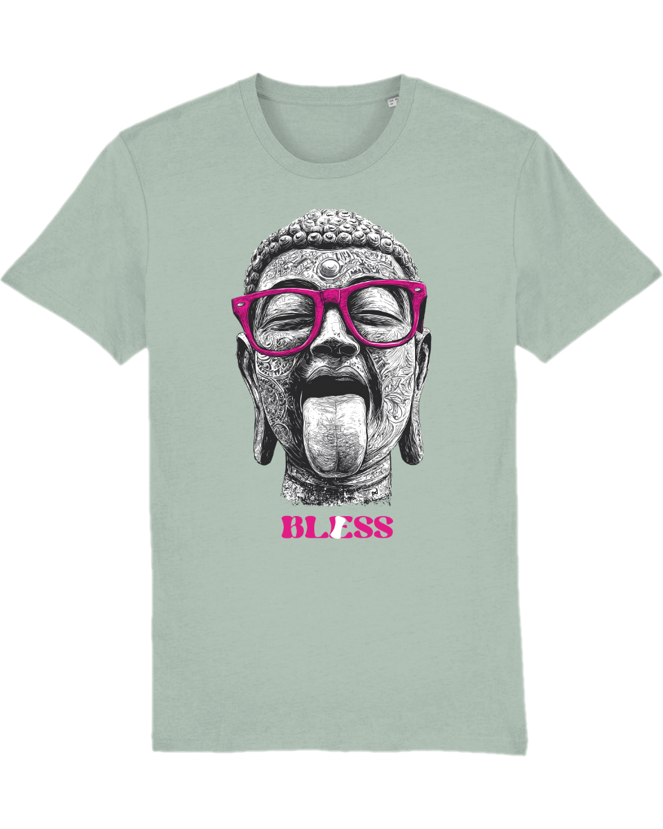 Tricou din bumbac organic, cu imprimeu - Bliss