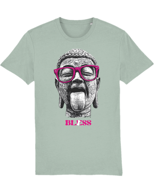 Tricou din bumbac organic, cu imprimeu - Bliss