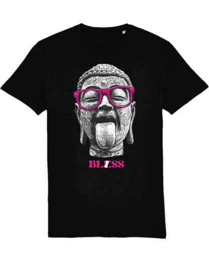 Tricou din bumbac organic, cu imprimeu - Bliss