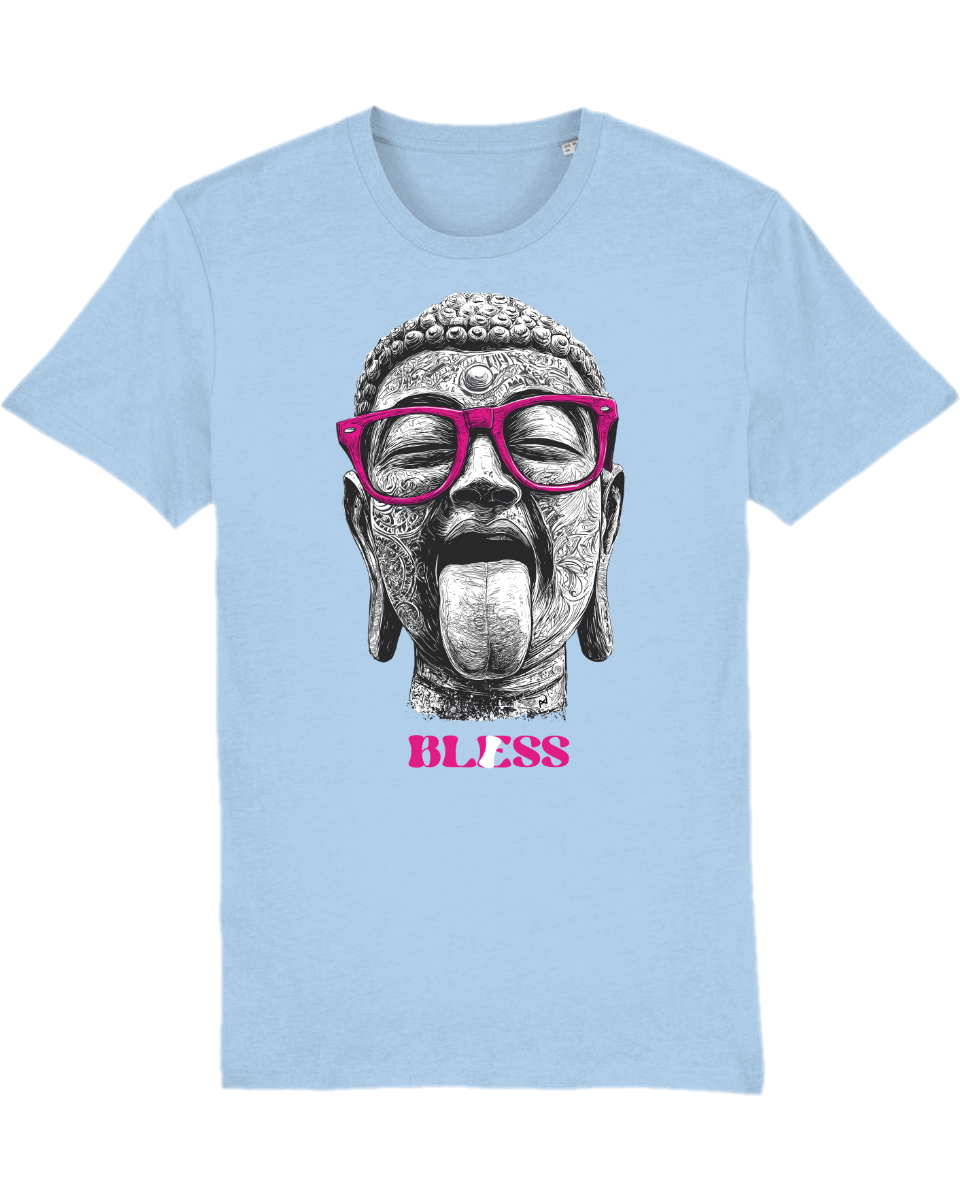 Tricou din bumbac organic, cu imprimeu - Bliss
