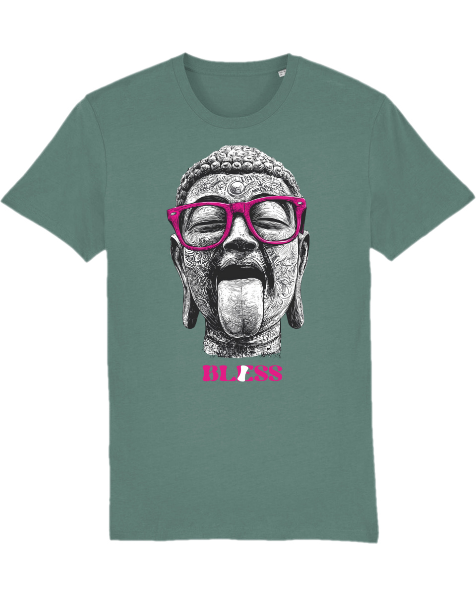 Tricou din bumbac organic, cu imprimeu - Bliss