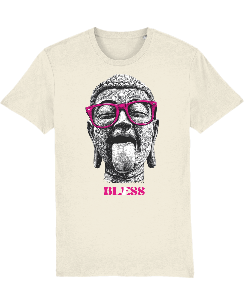 Tricou din bumbac organic, cu imprimeu - Bliss