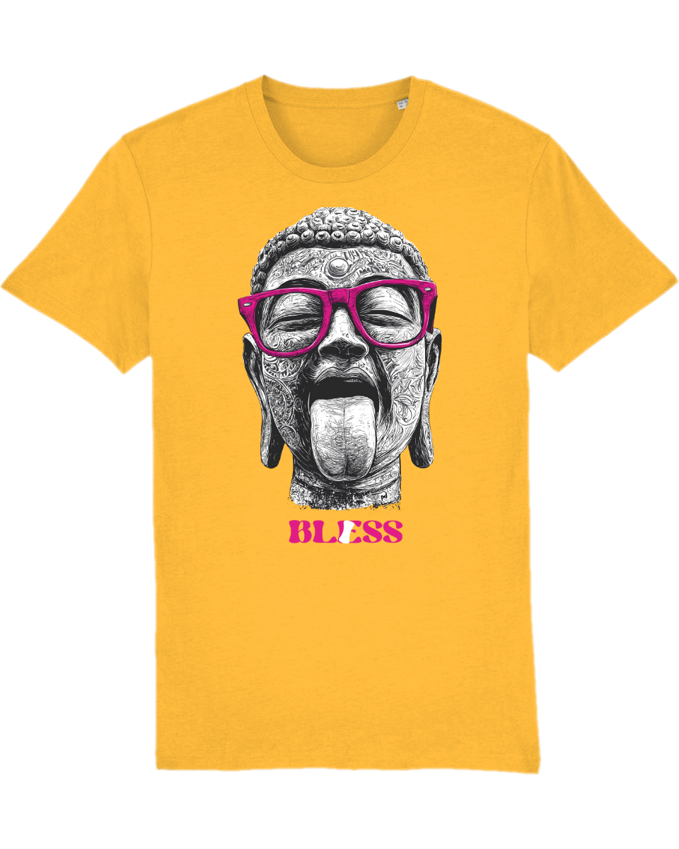 Tricou din bumbac organic, cu imprimeu - Bliss