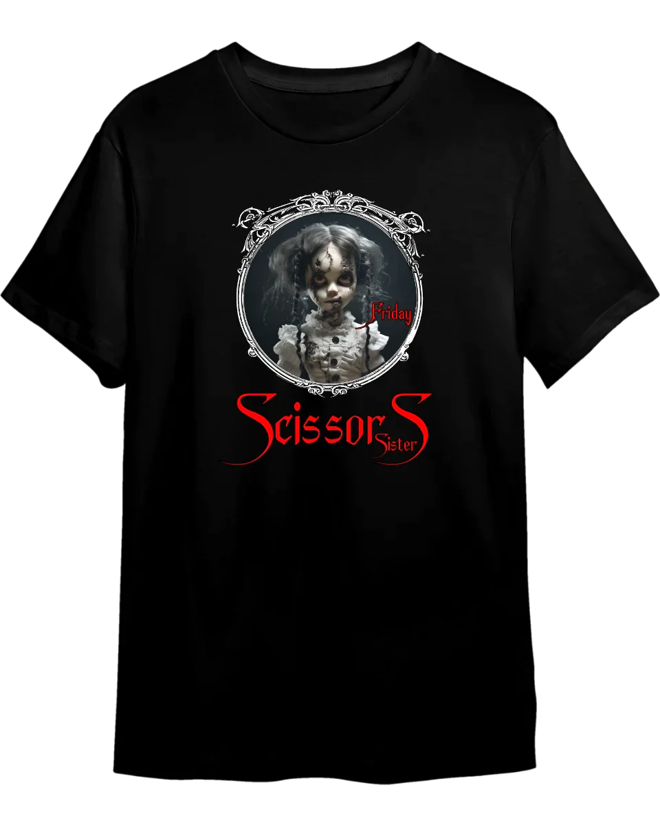 Tricou personalizat din bumbac - unisex - Scissors Sisters Friday