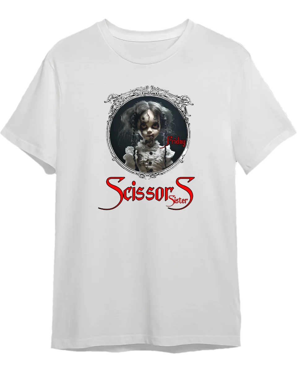 Tricou personalizat din bumbac - unisex - Scissors Sisters Friday