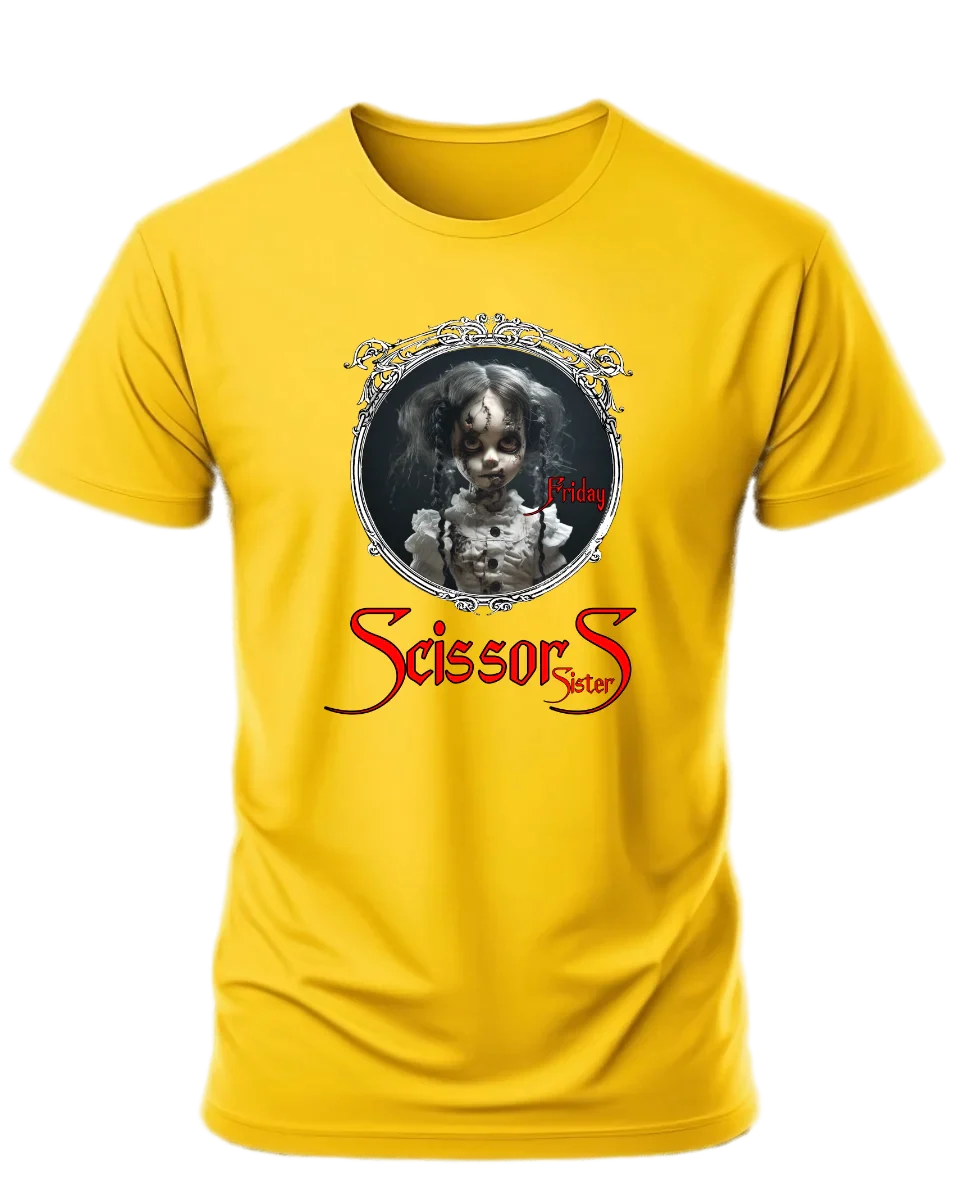 Tricou personalizat din bumbac - unisex - Scissors Sisters Friday