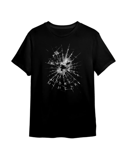 Tricou din bumbac organic, cu imprimeu - Heart of Glass