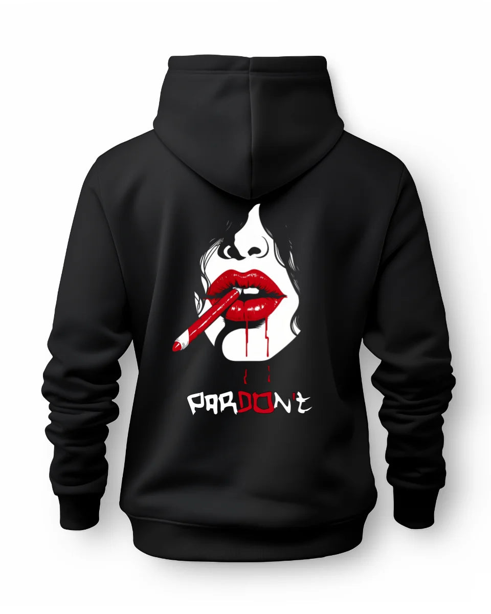 Hanorac personalizat din bumbac - unisex - Red My Lips
