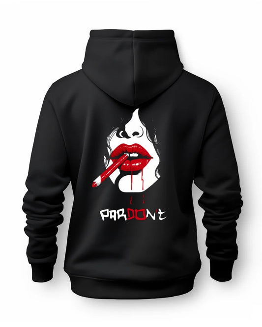 Hanorac personalizat din bumbac - unisex - Red My Lips
