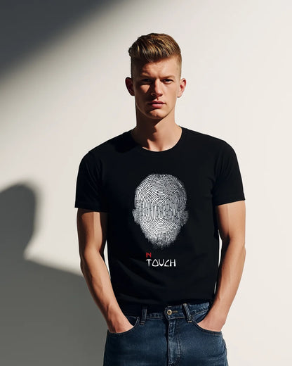 Tricou din bumbac organic, cu imprimeu - In Touch
