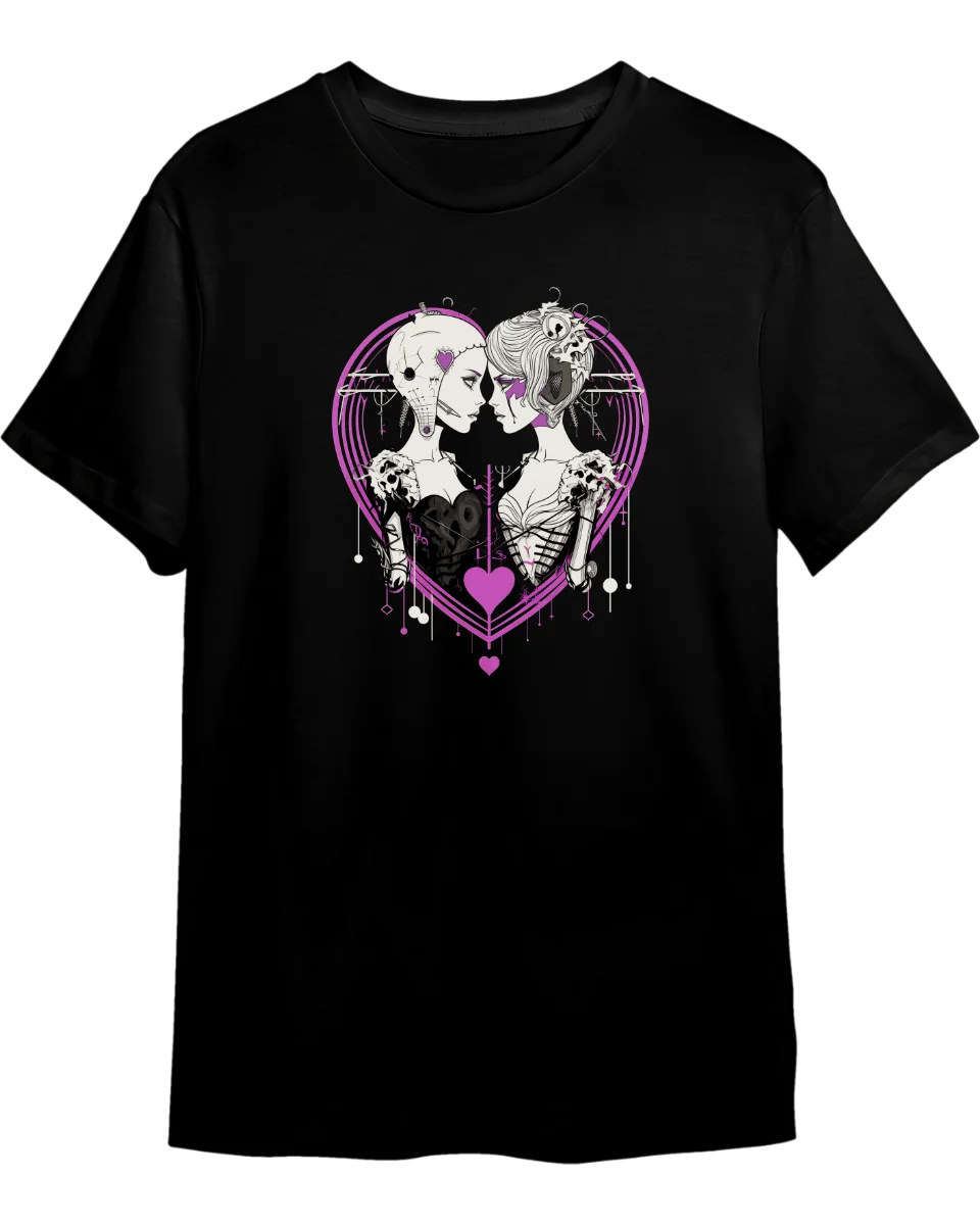 Tricou personalizat din bumbac - unisex - Love Story 4