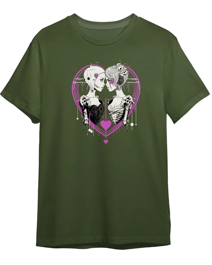 Tricou personalizat din bumbac - unisex - Love Story 4