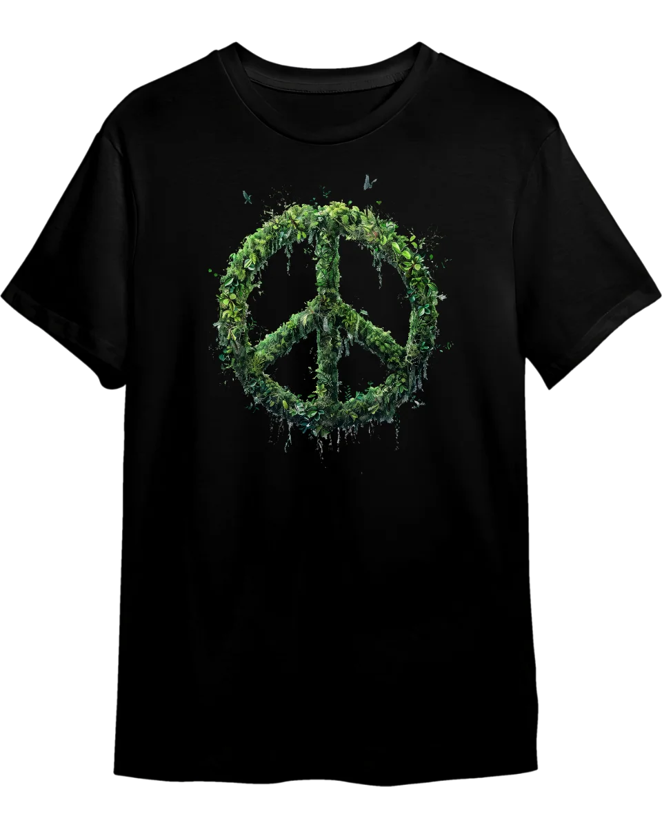 Tricou personalizat din bumbac Peace