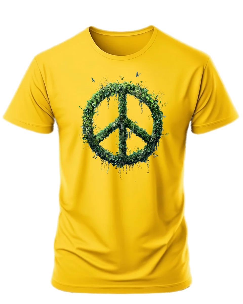 Tricou personalizat din bumbac Peace