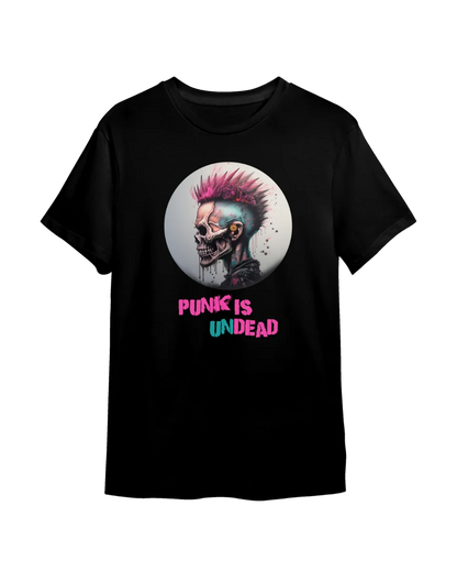 Tricou din bumbac organic, cu imprimeu - Punk is Undead