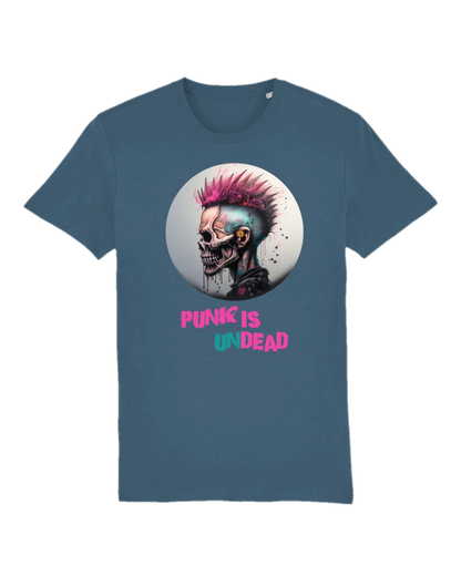 Tricou din bumbac organic, cu imprimeu - Punk is Undead