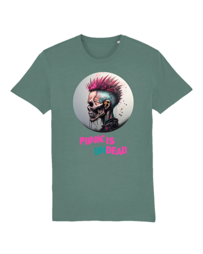 Tricou din bumbac organic, cu imprimeu - Punk is Undead