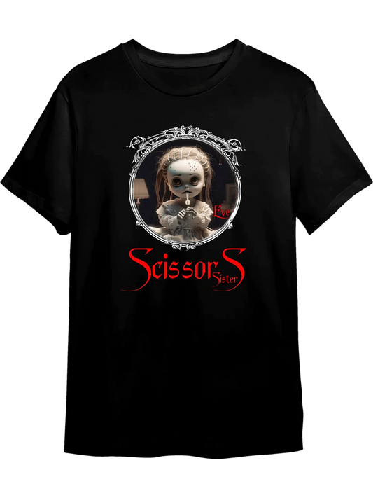 Tricou personalizat din bumbac - unisex - Scissors Sisters Eve