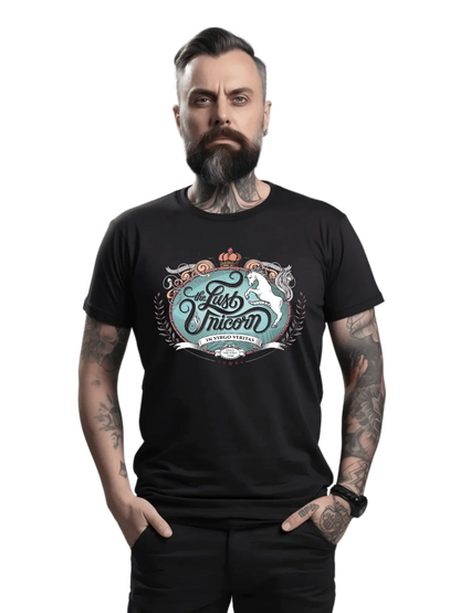 Tricou personalizat din bumbac - unisex - Lust Unicorn