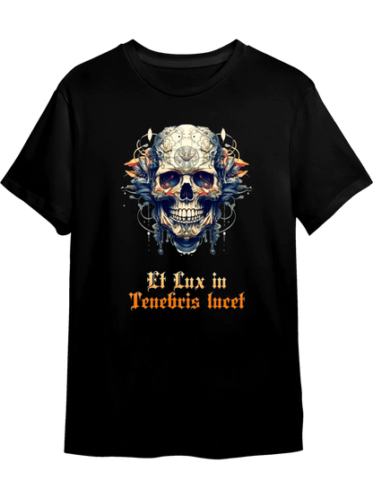 Tricou personalizat din bumbac - unisex - Hermetica Lux in Tenebris