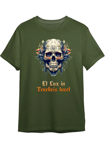 Tricou personalizat din bumbac - unisex - Hermetica Lux in Tenebris