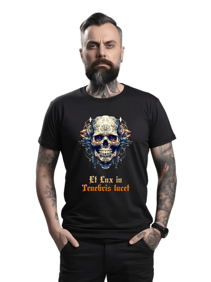 Tricou personalizat din bumbac - unisex - Hermetica Lux in Tenebris