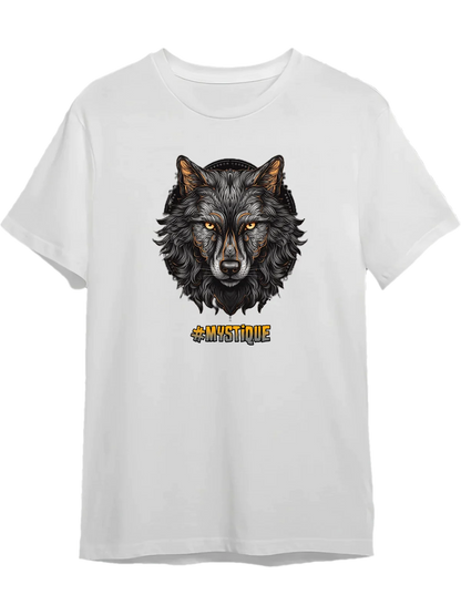 Tricou personalizat din bumbac - unisex - Mystique Wolf