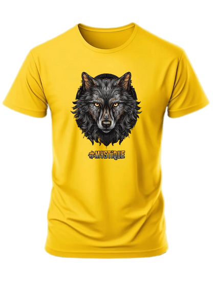 Tricou personalizat din bumbac - unisex - Mystique Wolf