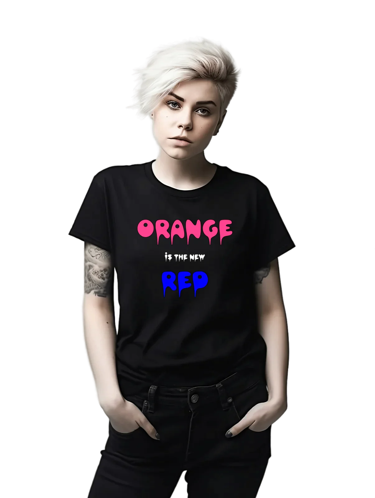 Tricou personalizat din bumbac - unisex - Orange is The New Red