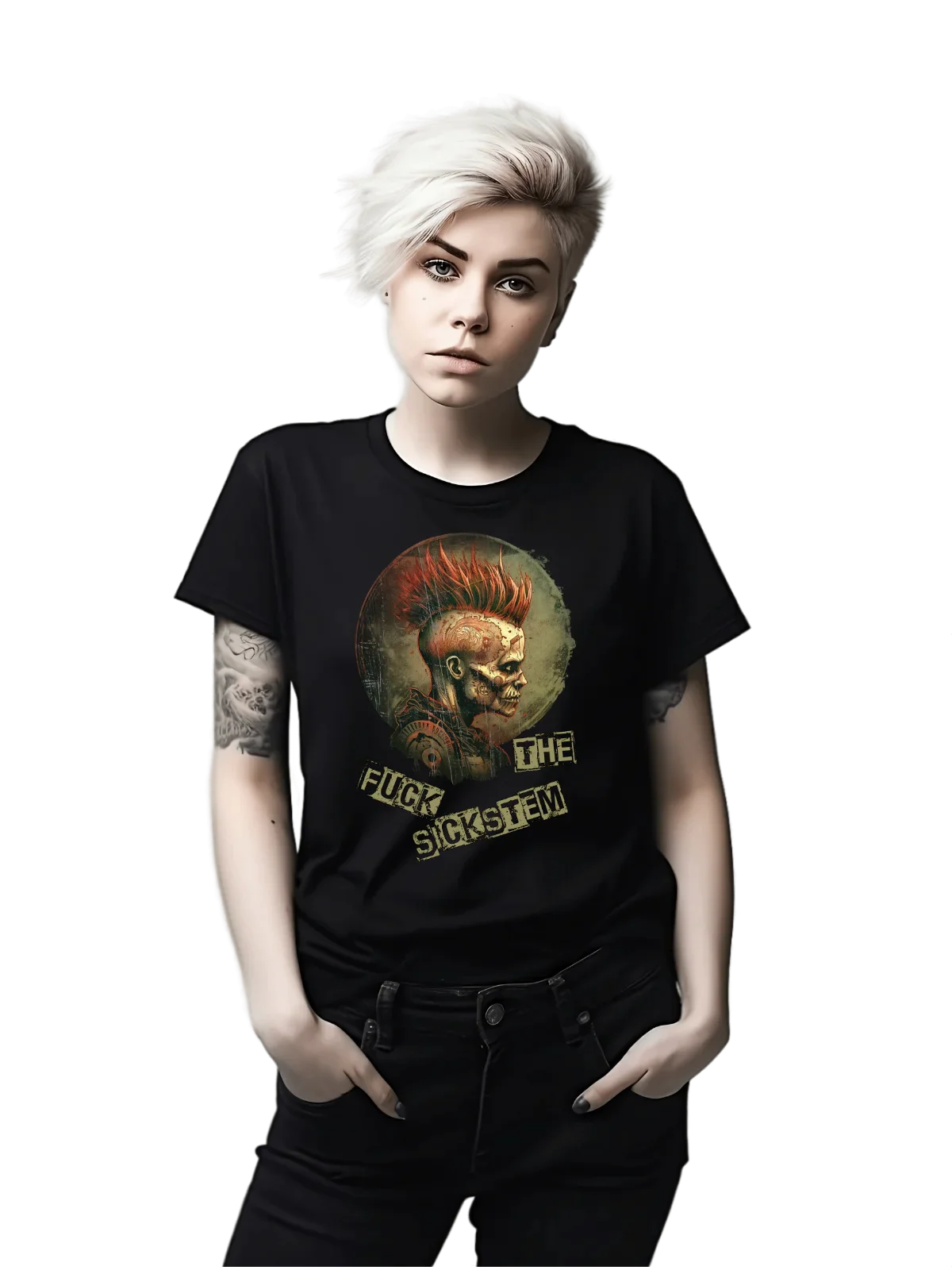 Tricou personalizat din bumbac - unisex - The Sickstem