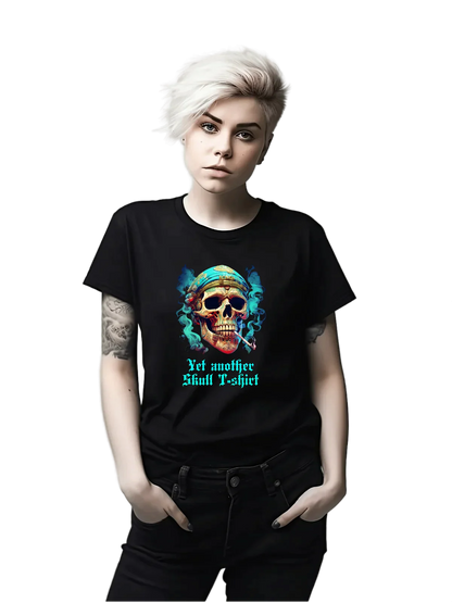 Tricou personalizat din bumbac - unisex - Yet Another Skull