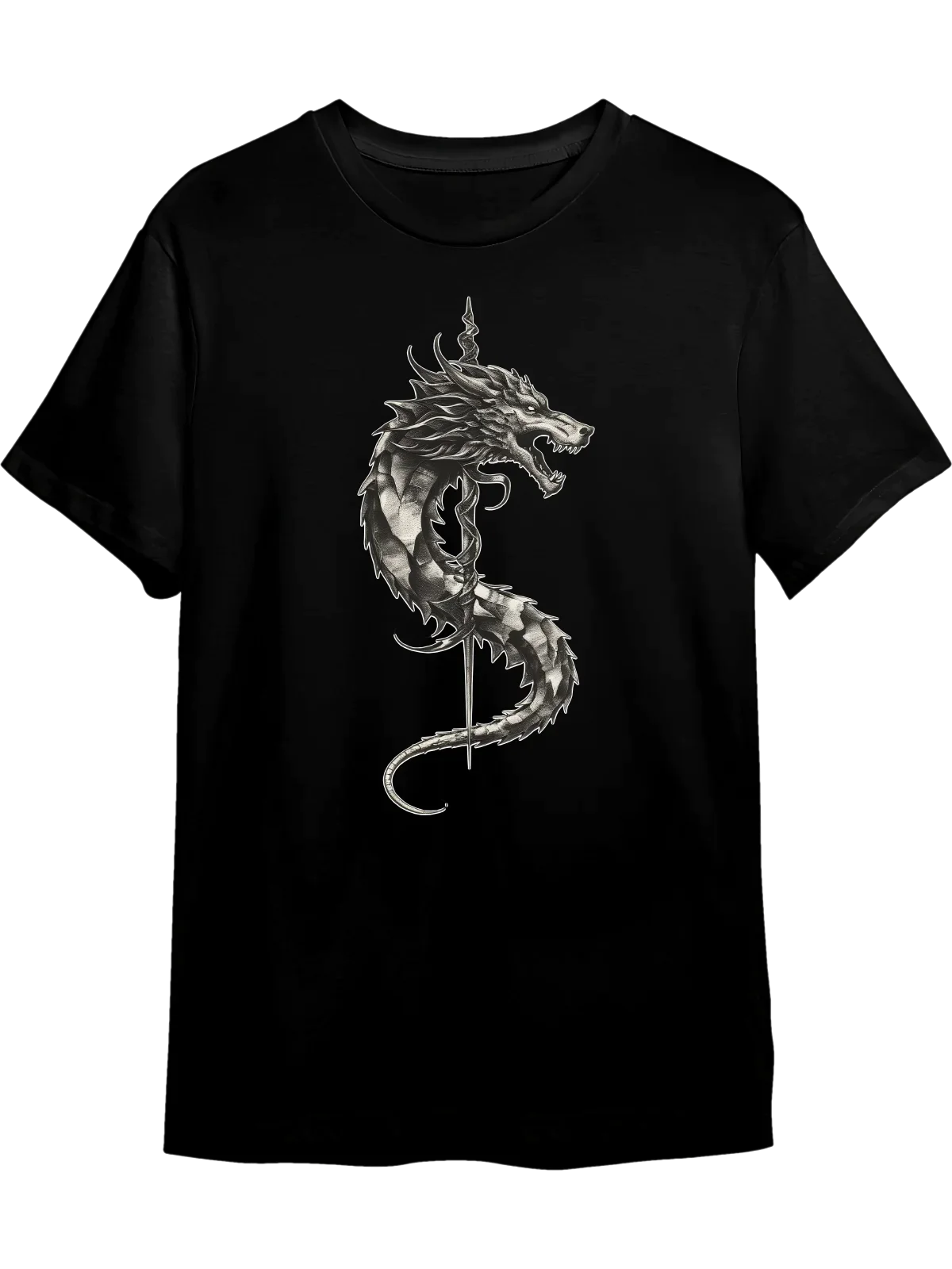 Tricou personalizat din bumbac - unisex - Wolf Flag
