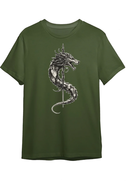 Tricou personalizat din bumbac - unisex - Wolf Flag