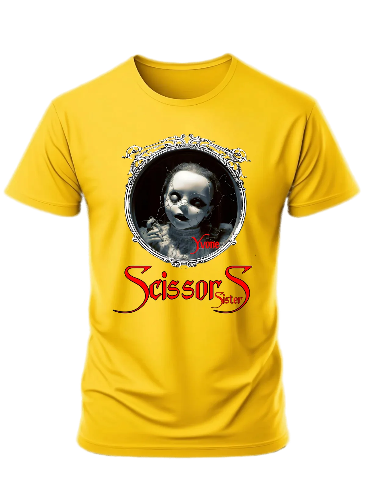 Tricou personalizat din bumbac - unisex - Scissors Sisters Yvone