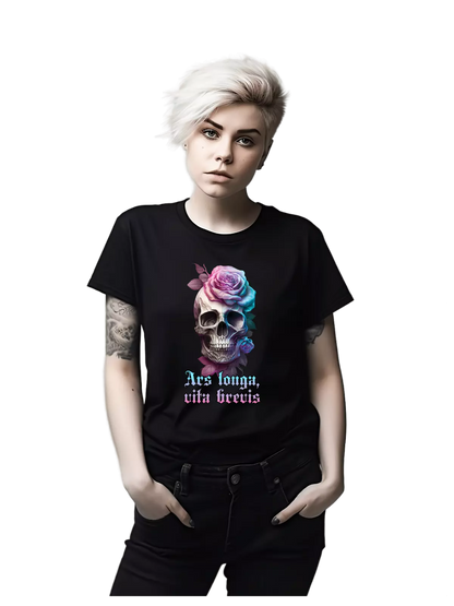 Tricou personalizat din bumbac - unisex - Hermetica Ars Longa