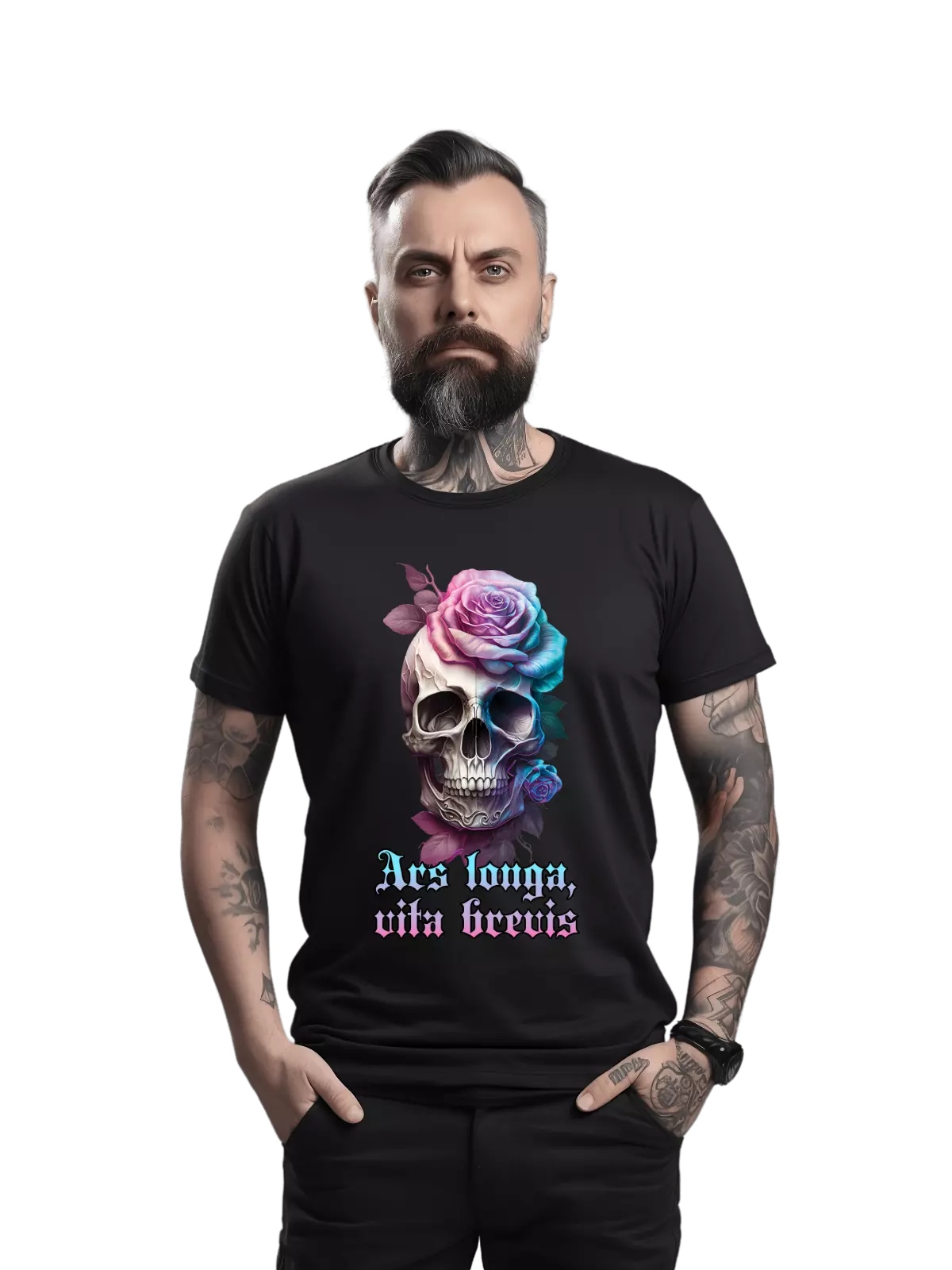 Tricou personalizat din bumbac - unisex - Hermetica Ars Longa