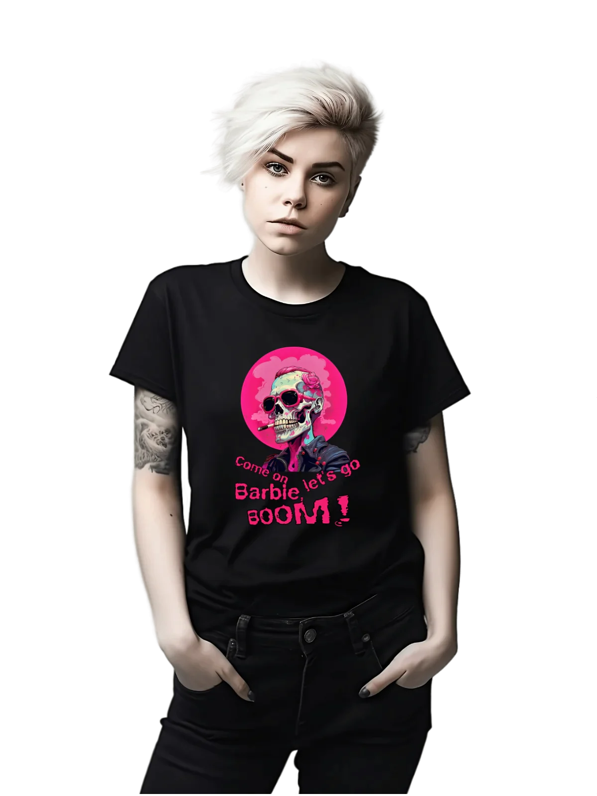 Tricou personalizat din bumbac - unisex - Bombie Girl