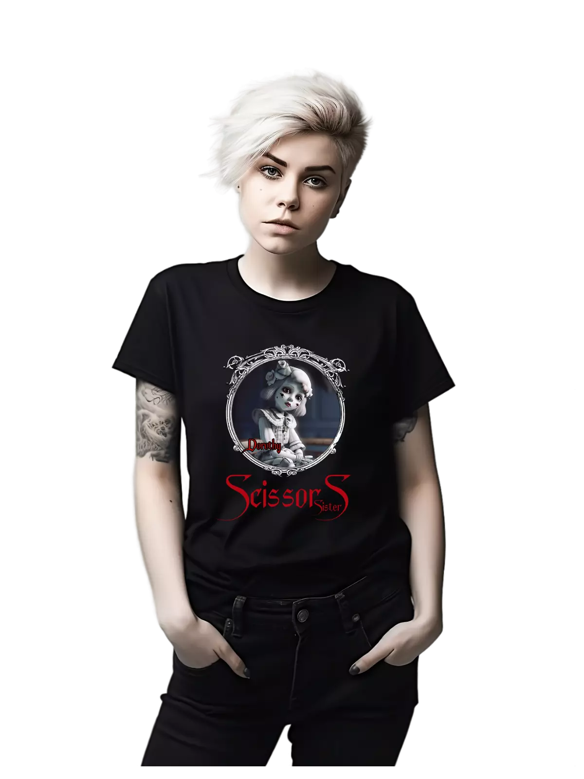 Tricou personalizat din bumbac - unisex - Scissors Sisters Dorothy